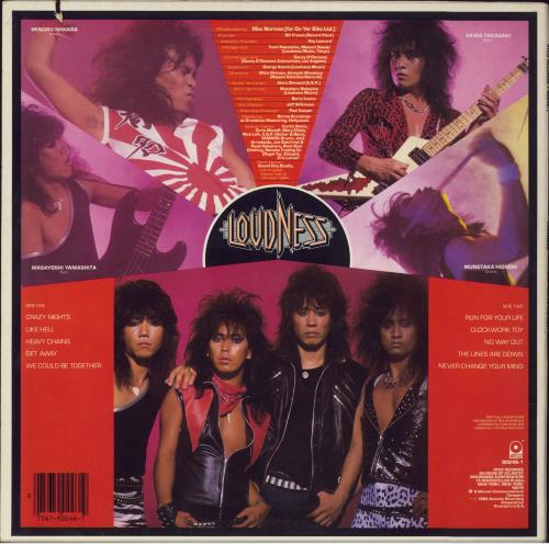 Loudness Thunder In The East vinyl LP album (LP record) US LNSLPTH822742