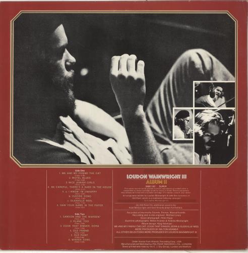 Loudon Wainwright III Album II - 1st vinyl LP album (LP record) UK LWWLPAL384352