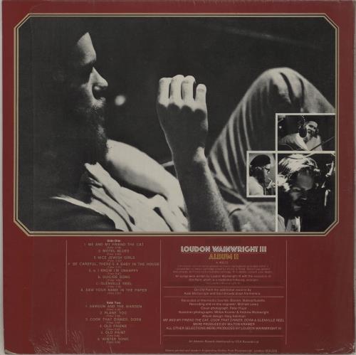 Loudon Wainwright III Album II vinyl LP album (LP record) UK LWWLPAL762759