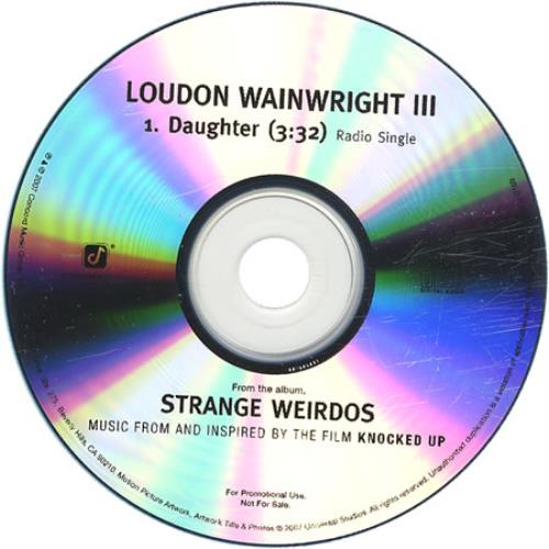 Loudon Wainwright III Daughter CD-R acetate US LWWCRDA405157
