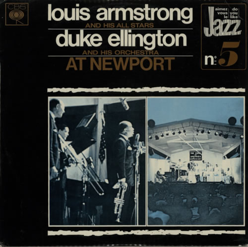 Louis Armstrong & Duke Ellington At Newport vinyl LP album (LP record) Dutch L84LPAT585877
