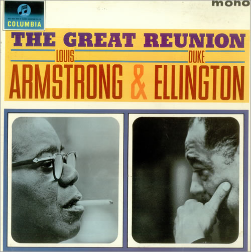 Louis Armstrong & Duke Ellington The Great Reunion - Factory Sample vinyl LP album (LP record) UK L84LPTH456048