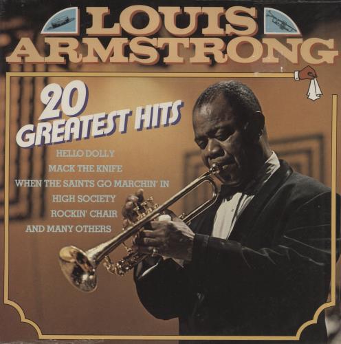 Louis Armstrong 20 Greatest Hits vinyl LP album (LP record) Italian LOALPGR879795