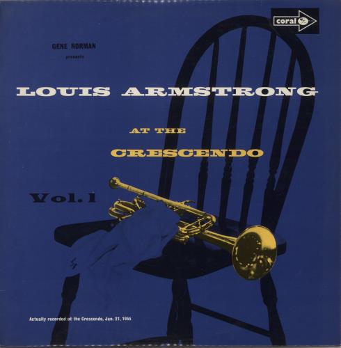 Louis Armstrong At The Crescendo Volume 1 vinyl LP album (LP record) UK LOALPAT457992