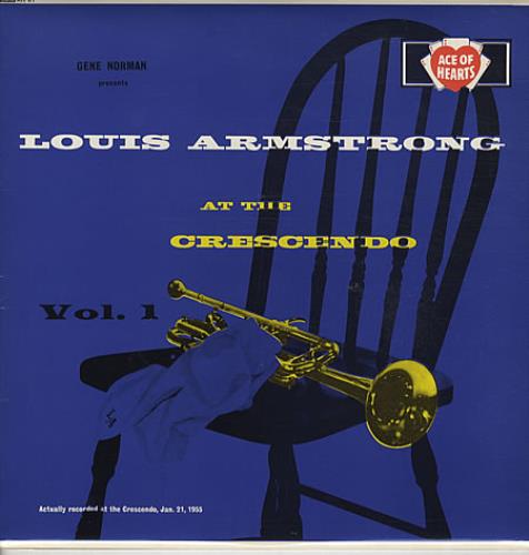 Louis Armstrong At The Crescendo Volumes 1 & 2 2-LP vinyl record set (Double LP Album) UK LOA2LAT332224