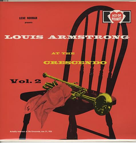 Louis Armstrong At The Crescendo Volumes 1 & 2 2-LP vinyl record set (Double LP Album) UK LOA2LAT332224