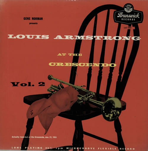 Louis Armstrong At The Crescendo Volumes 1 & 2 2-LP vinyl record set (Double LP Album) UK LOA2LAT566227