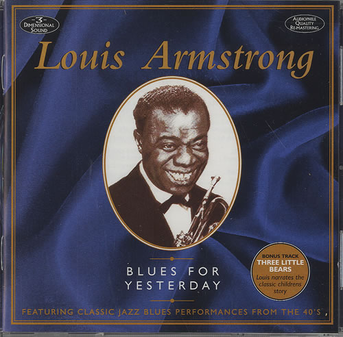 Louis Armstrong Blues For Yesterday CD album (CDLP) UK LOACDBL494543