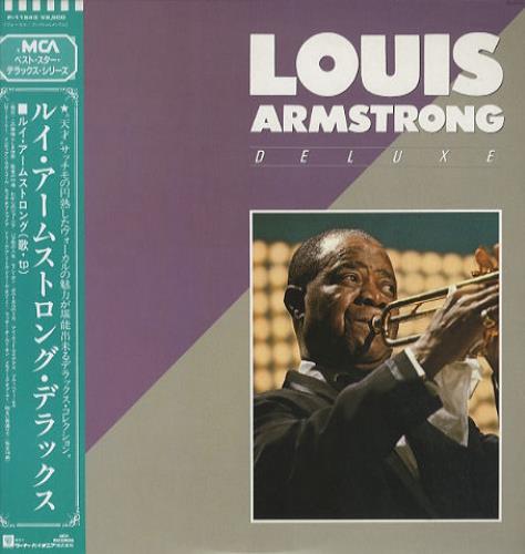Louis Armstrong Deluxe vinyl LP album (LP record) Japanese LOALPDE439188