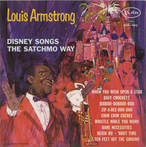 Louis Armstrong Disney Songs The Satchmo Way vinyl LP album (LP record) UK LOALPDI456043