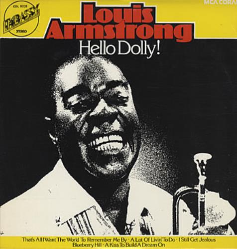 Louis Armstrong Hello Dolly! vinyl LP album (LP record) Israeli LOALPHE306825