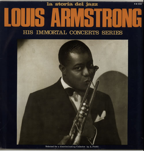 Louis Armstrong His Immortal Concerts Series vinyl LP album (LP record) Italian LOALPHI631105