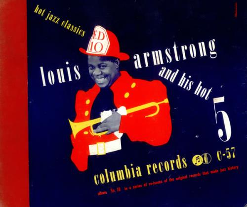 Louis Armstrong Hot Jazz Classics - Louis Armstrong & His Hot 5 78rpm shellac record US LOA78HO520403