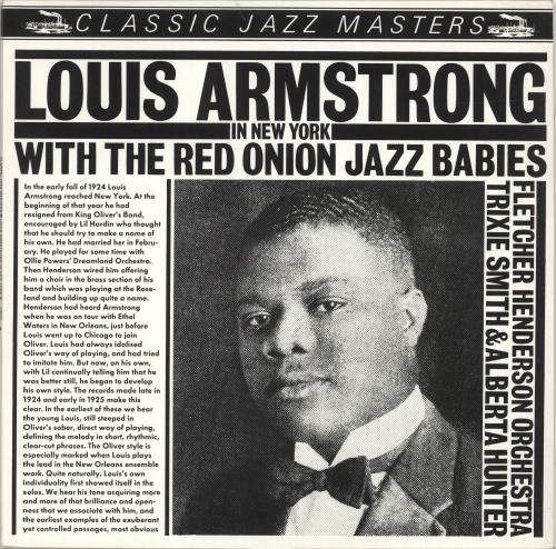Louis Armstrong In New York vinyl LP album (LP record) German LOALPIN694170