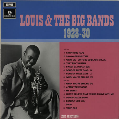 Louis Armstrong Louis & The Big-Bands 1928-30 vinyl LP album (LP record) UK LOALPLO441718