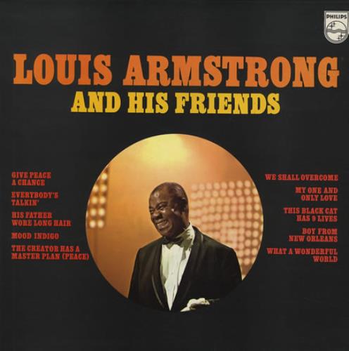 Louis Armstrong Louis Armstrong And His Friends vinyl LP album (LP record) UK LOALPLO363098