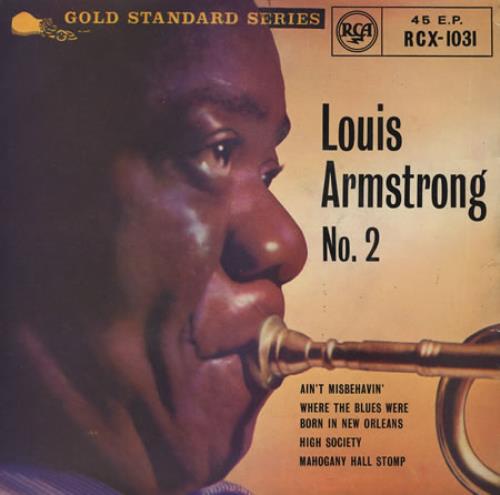 Louis Armstrong Louis Armstrong No. 2 EP 7" vinyl single (7 inch record / 45) UK LOA07LO401554