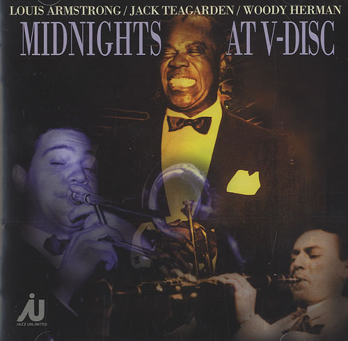 Louis Armstrong Midnights At V-Disc CD album (CDLP) Danish LOACDMI488037