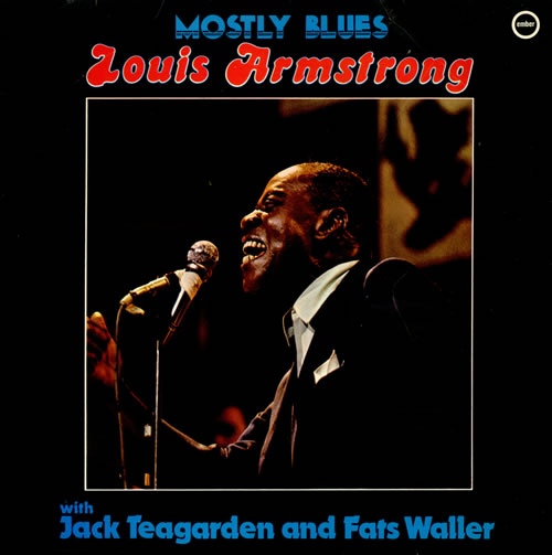 Louis Armstrong Mostly Blues vinyl LP album (LP record) UK LOALPMO512449