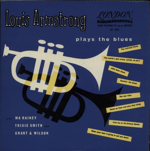 Louis Armstrong Plays The Blues 10" vinyl single (10 inch record) UK LOA10PL677582