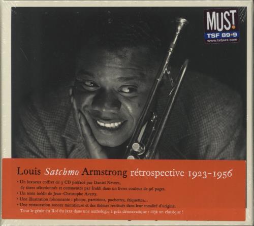 Louis Armstrong Retrospective 1923-1956 - Sealed 3-CD album set (Triple CD) French LOA3CRE864958