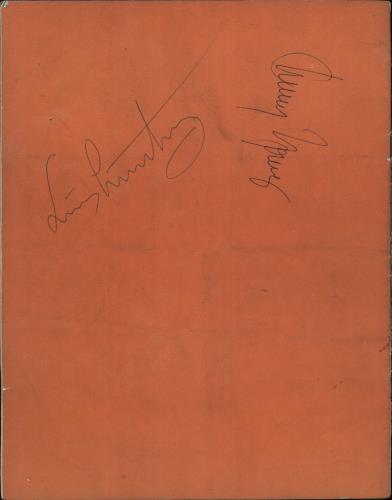 Louis Armstrong Satchmo - Third British Tour April-May 1962 + ticket stub - Autographed tour programme UK LOATRSA878573