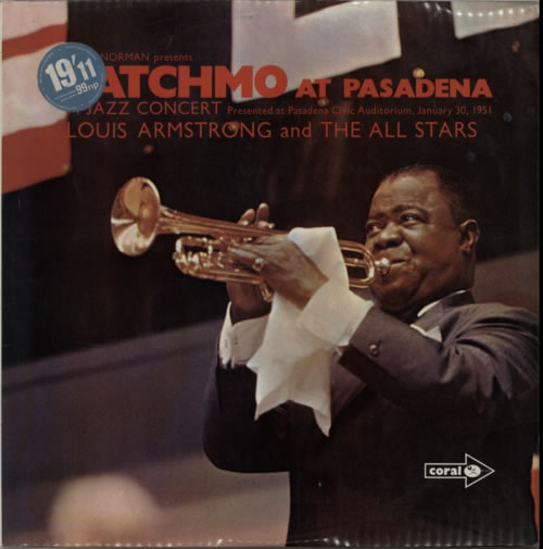 Louis Armstrong Satchmo At Pasadena vinyl LP album (LP record) UK LOALPSA291097
