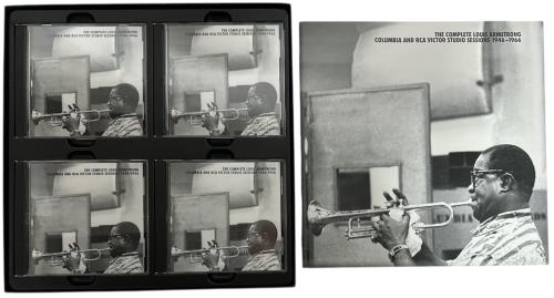 Louis Armstrong The Complete Louis Armstrong Columbia And RCA Victor Studio Sessions 1946-1966 7-CD album set US LOA7CTH861583