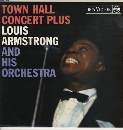 Louis Armstrong Town Hall Concert Plus vinyl LP album (LP record) UK LOALPTO332255
