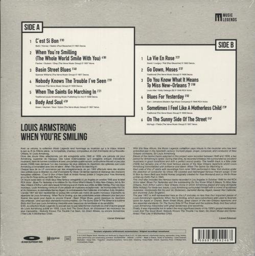 Louis Armstrong When You're Smiling - Sealed vinyl LP album (LP record) French LOALPWH866751