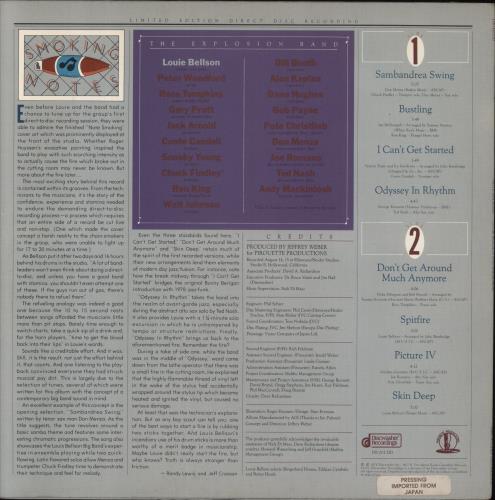 Louis Bellson Note Smoking vinyl LP album (LP record) Japanese LJHLPNO851505