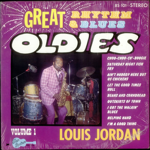 Louis Jordan Great Rhythm & Blues vinyl LP album (LP record) US LJDLPGR538992