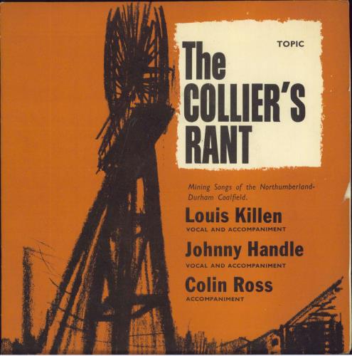 Louis Killen The Collier's Rant 7" vinyl single (7 inch record / 45) UK LK-07TH804136