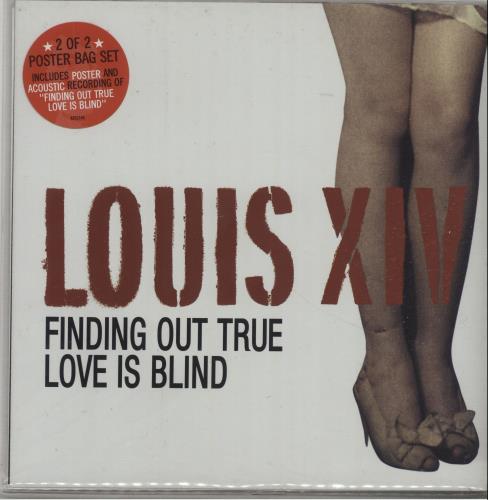 Louis XIV Finding Out True Love Is Blind - 2 x 7" 7" vinyl single (7 inch record / 45) UK LXV07FI399070