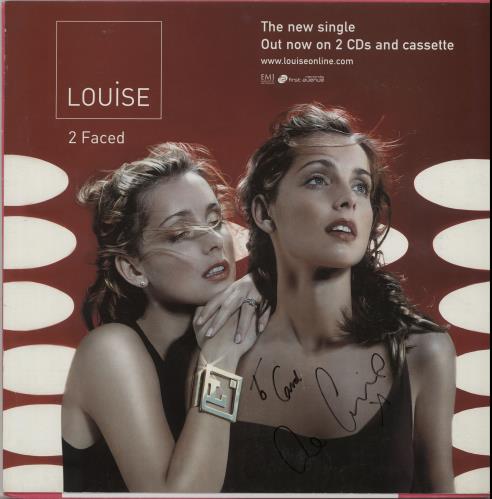 Louise 2 Faced + PR & Signed Display 12" vinyl single (12 inch record / Maxi-single) UK LSE12FA652617