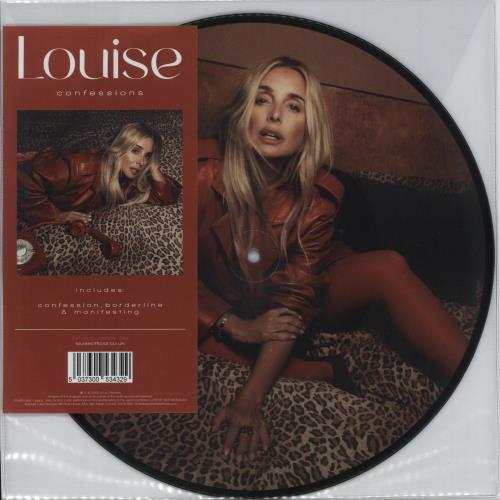 Louise Confessions + Autographed Art Print picture disc LP (vinyl picture disc album) UK LSEPDCO873591