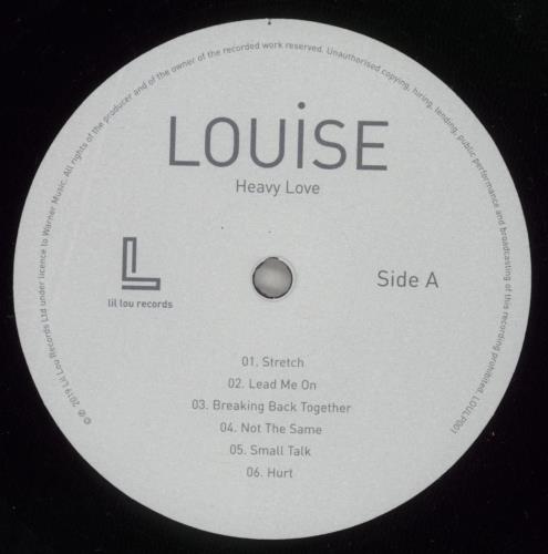 Louise Heavy Love - Autographed vinyl LP album (LP record) UK LSELPHE878211