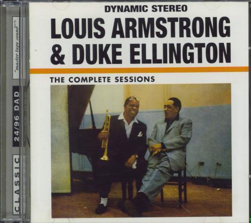 Louis Armstrong & Duke Ellington The Complete Sessions DVD-Audio disc US L84ADTH778224