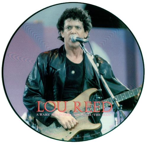 Lou Reed Interview Picture Disc UK picture disc LP (vinyl picture disc ...