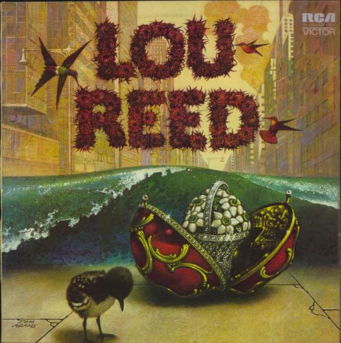 Lou Reed Lou Reed - 1st vinyl LP album (LP record) UK LOULPLO136410