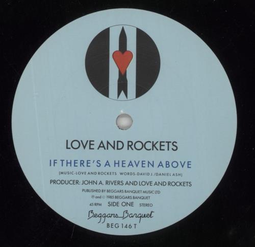 Love & Rockets If There's A Heaven Above 12" vinyl single (12 inch record / Maxi-single) UK L&R12IF102287