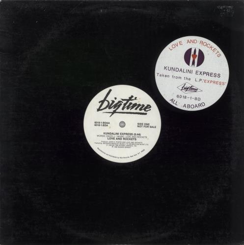Love & Rockets Kundalini Express 12" vinyl single (12 inch record / Maxi-single) US L&R12KU26802