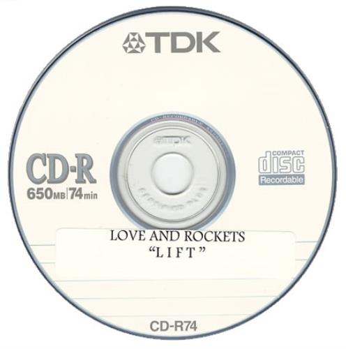 Love & Rockets Lift CD-R acetate US L&RCRLI113810