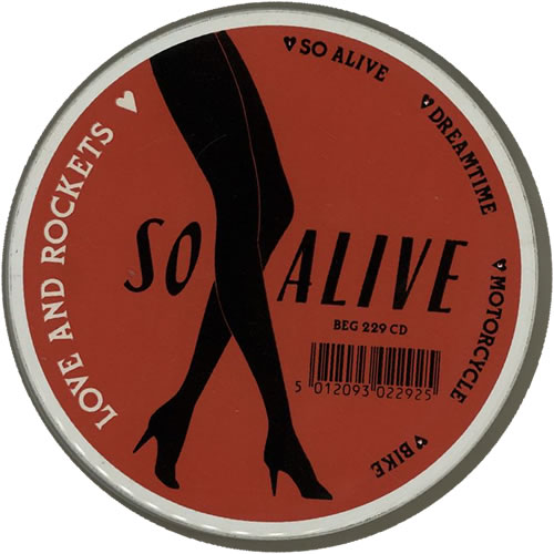 Love & Rockets So Alive - Tin CD single (CD5 / 5") UK L&RC5SO89589