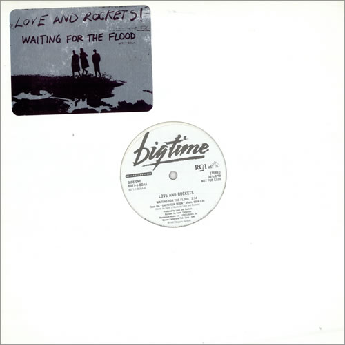 Love & Rockets Waiting For The Flood 12" vinyl single (12 inch record / Maxi-single) US L&R12WA476345