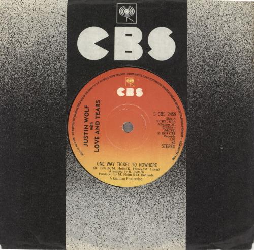 Love And Tears One Way Ticket To Nowhere 7" vinyl single (7 inch record / 45) UK Y6507ON710749