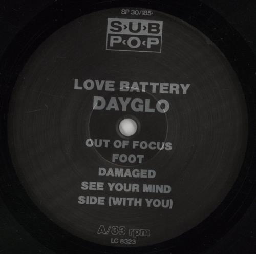 Love Battery Dayglo - EX vinyl LP album (LP record) German L29LPDA555756