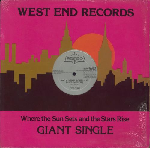 Love Club Hot Summer Nights 12" vinyl single (12 inch record / Maxi-single) UK 4VV12HO788391
