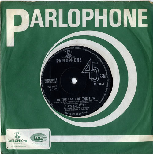 Love Sculpture In The Land Of The Few 7" vinyl single (7 inch record / 45) UK LSC07IN609699