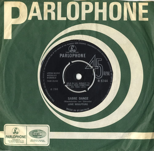 Love Sculpture Sabre Dance - 4pr 7" vinyl single (7 inch record / 45) UK LSC07SA555634